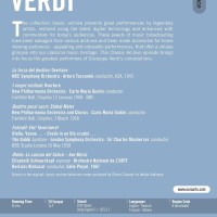 CELEBRATING VERDI - LEGENDARY INTERPRETERS