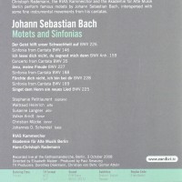 BACH: MOTETS AND SINFONIAS