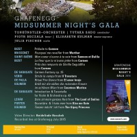 GRAFENEGG MIDSUMMER NIGHT'S GALA 2015