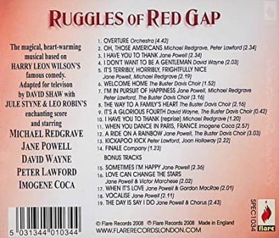 RUGGLES OF RED GAP-Redgrave, Powell, et All