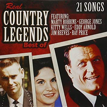REAL COUNTRY LEGENDS-21 SONGS-Marty Robbins,George Jones,Kitty Wells,E