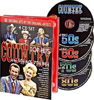 COUNTRY TOP HITS,50S,60S,70S,80S